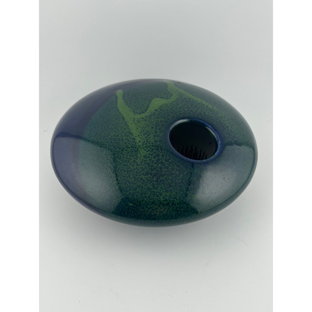 VNTG UTSUWA Pottery‎ Flower Frog Vase Coyote Road House Pottery Unique Modern